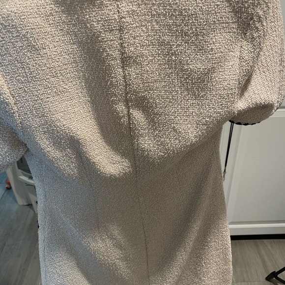 New Alexia Admor Yaiya Button Front Tweed Sheath Dress Cream sz 2 - Picture 9 of 9